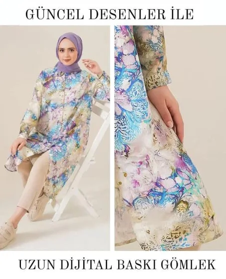 Chemisier manches longues