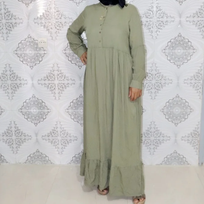 Robe longue asymétrique