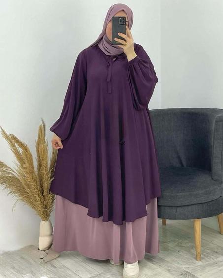 الخمار بالسير فلعنق 3 قطع