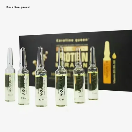 keratine queen Ampoules pour cheveux Abimés à L'hule d'argan (13ML ...