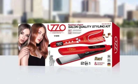 طقم تصفيف لصالونات التجميل 2 في 1 من Lzzo Professional