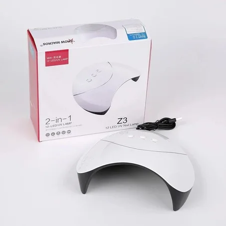 مصباح مجفف أظافر LED بالأشعة فوق البنفسجية، مجفف أظافر احترافي بقدرة 36 وات