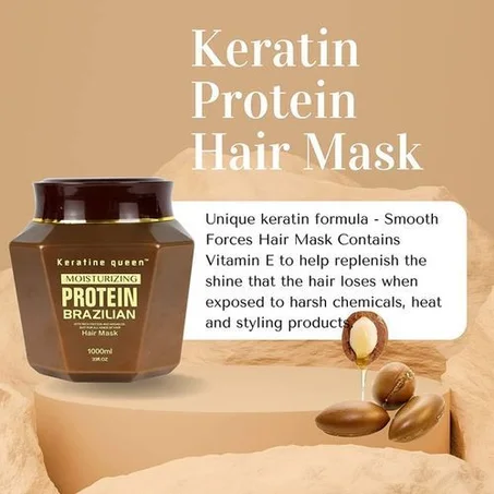 قناع ترطيب  الشعر بالبروتين البرازيلي 1000 مل