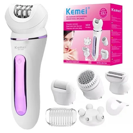 Kemei KM-7936 5 in 1 Body Epilator Hair Removal Lady Shaver