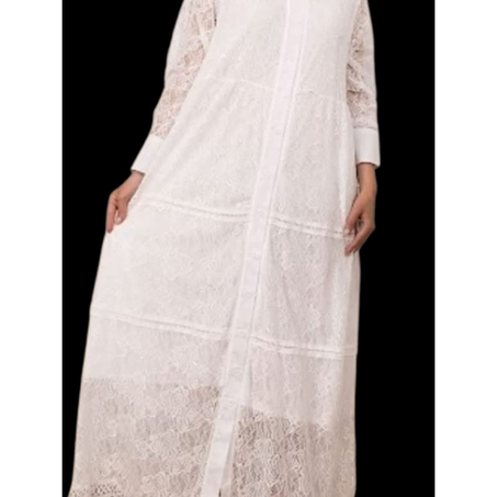 Robe dentelle  blanche