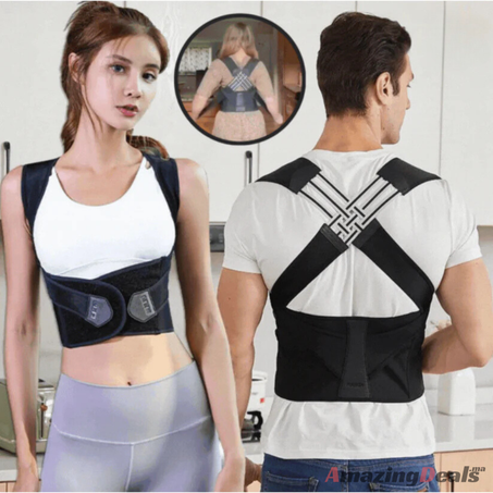 Ceinture de Posture Arrière Réglable, bureau, maison, gymnase, unisexe, redresseur de dos