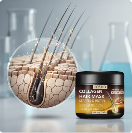 ماسك الشعر الذهبي بالبروتينات وزيوت الأرغان والجوجوبا