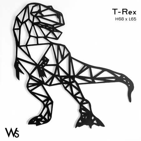 Décoration murale "Dinosaure" en métal