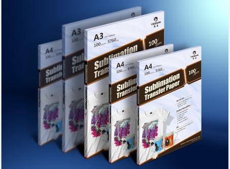 PAPIER TRANSFERT SUBLIMATION AU FORMAT A3