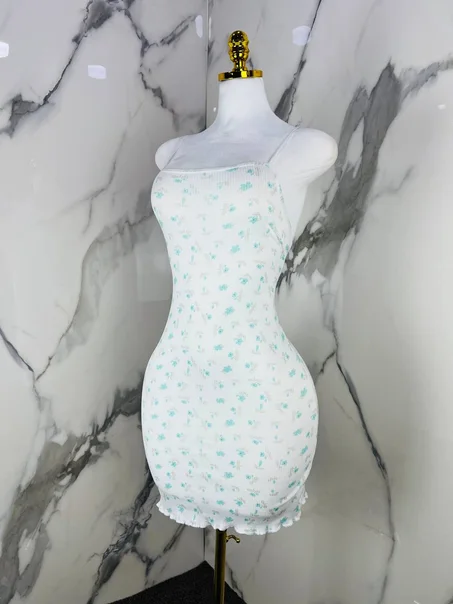 Robe Courte Fleurie | فستان قصير مزهر