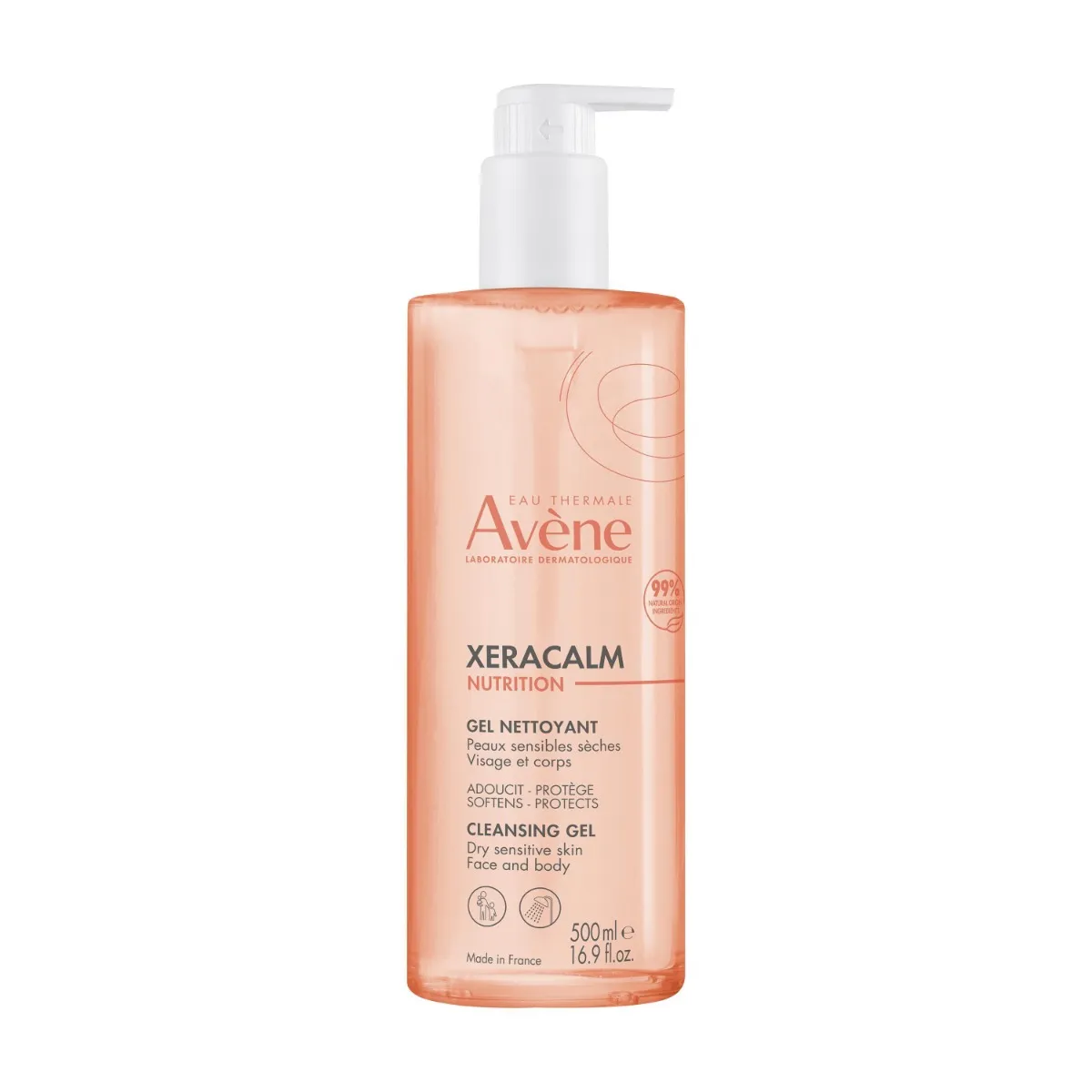 Avene Xeracalm Gel Nettoyant 500ml