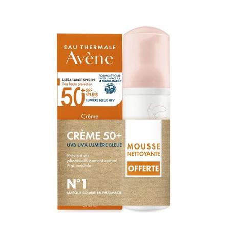 Avène Pack Crème Solaire + Mousse Nettoyante