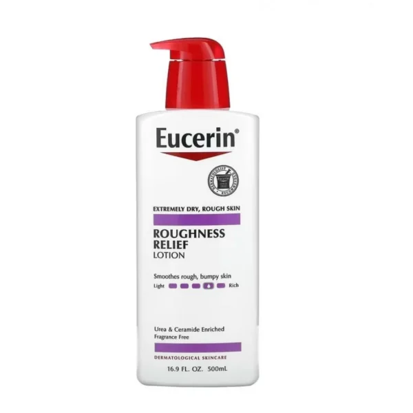 Eucerin Roughness Relief Lotion – Soin Hydratant Intense pour Peaux Rugueuses, 500ml