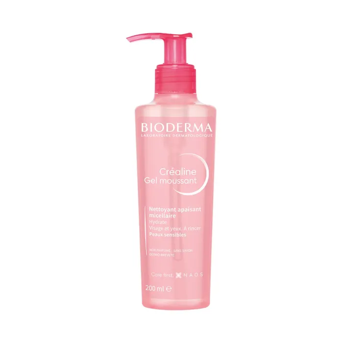Bioderma Crealine Gel Moussant Nettoyant 200ml