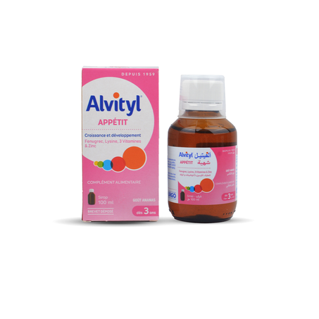 Alvityl Appétit Sirop Dès 3ans