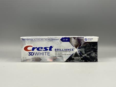 Crest 3D White Dentifrice Brillance Charbon Et Menthe 85ml
