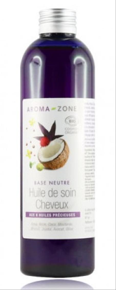 AROMA ZONE Base Neutre Huile de soin Cheveux, 250 ml
