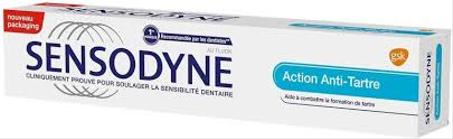 Sensodyne Action anti-tartre - Dentifrice au Fluor, 75ml