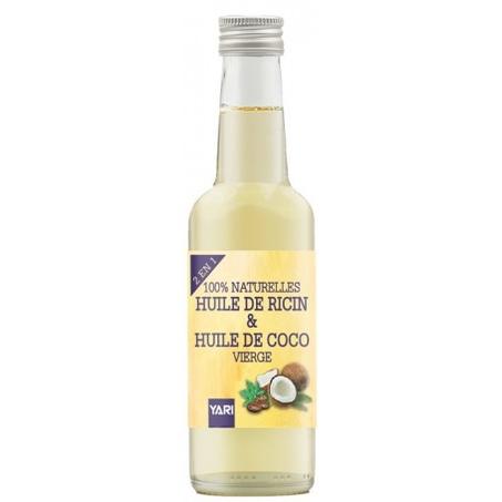 Yari Huile De Ricin Et Coco 100% Naturelle 250ml