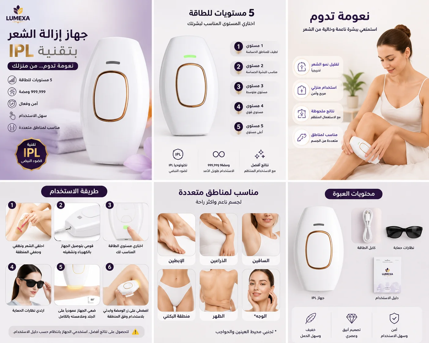 LUMEXA IPL – جهاز إزالة الشعر بالضوء النبضي