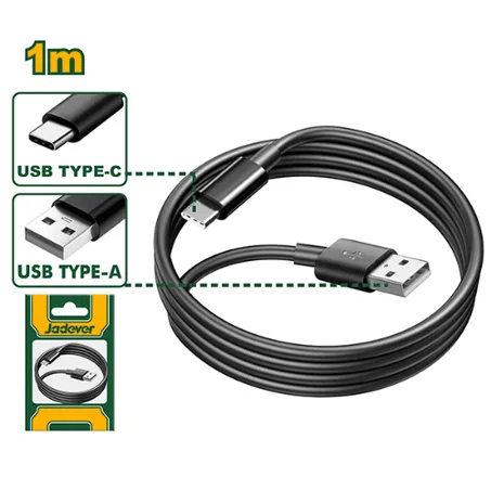 كابل USB 3A من Type-A إلى Type-C – بطول 1 م