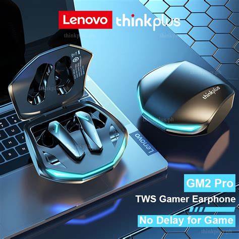 سماعات Lenovo GM2 Pro بلوتوث سماعة أذن لاسلكية داخل الأذن للألعاب بزمن استجابة منخفض سماعات موسيقى مزدوجة الوضع جديدة