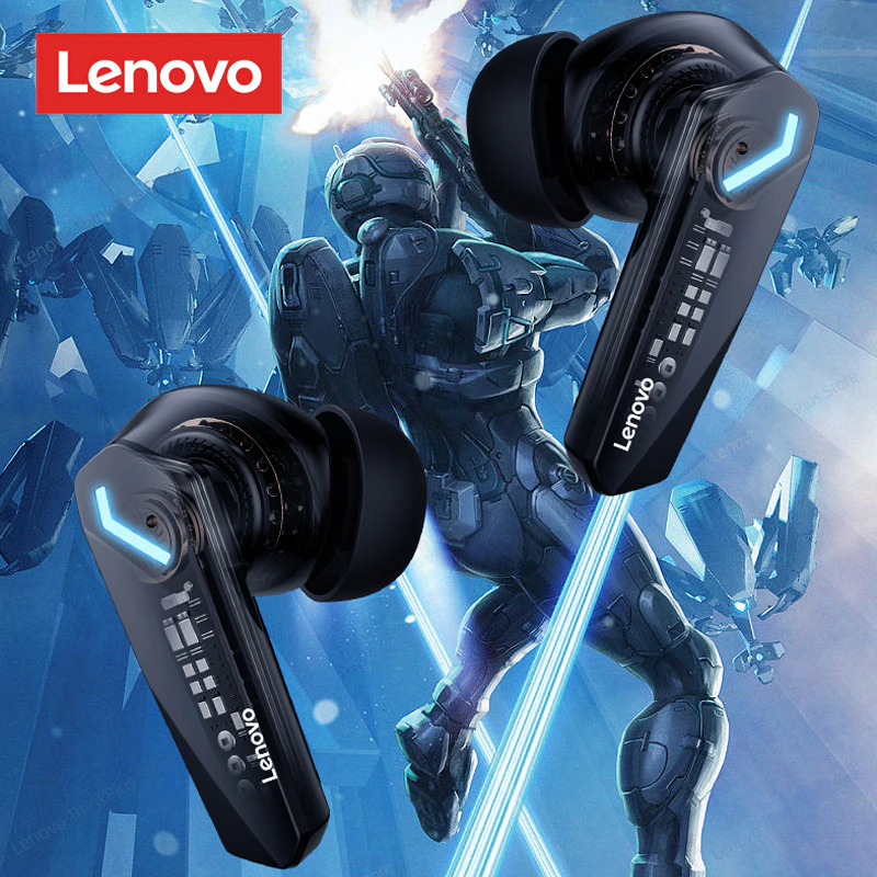 سماعات Lenovo GM2 Pro بلوتوث سماعة أذن لاسلكية داخل الأذن للألعاب بزمن استجابة منخفض سماعات موسيقى مزدوجة الوضع جديدة