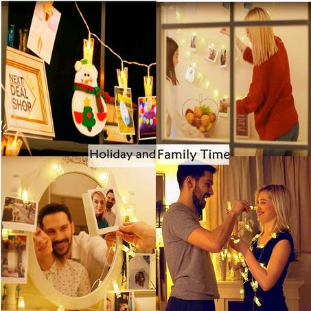 ستارة الصور المشبك - Photo Clip Curtain