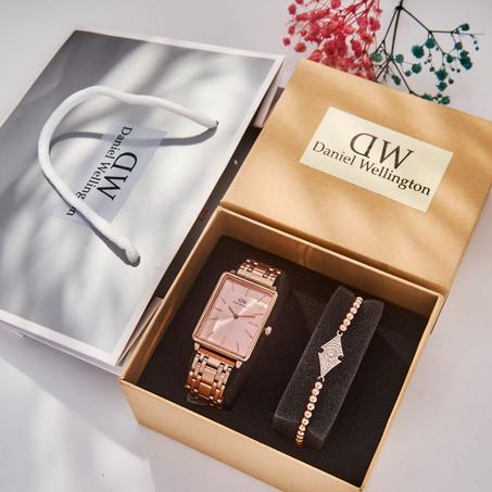 PACK MONTRE DW+BRACELET EN Acier Inoxydable