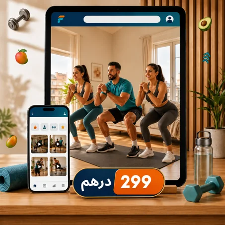 البرنامج التدريبي بالفيديو – بدّل جسمك من الدار بـ 299 درهم فقط!
