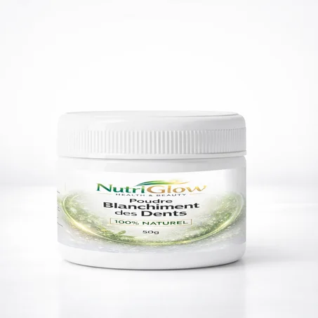 NutriGlow – مسحوق تبييض الأسنان الطبيعي 100%