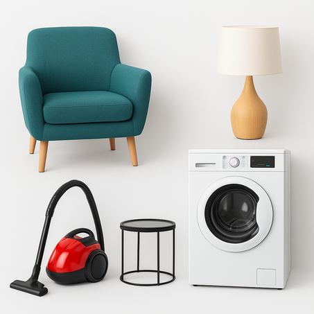 الأثاث و الأجهزة المنزلية
