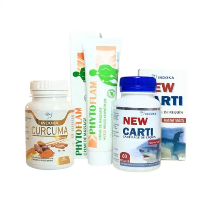 SOUTIEN OSSEUX ET ARTICULAIRES CARTILAGE DE REQUIN + PHYTOFLAM + CURCUMA MULTICOLORS