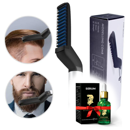 LISSEUR DE BARBE ET CHEVEUX + Serum de Barbe Gratuit