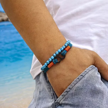 Ensemble de 2 bracelets joncs