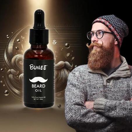 زيت تكثيف اللحية الفاخرة للرجال