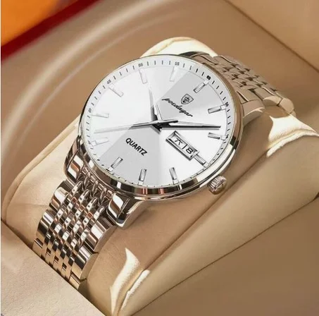 Silver Men's Wrist Watch