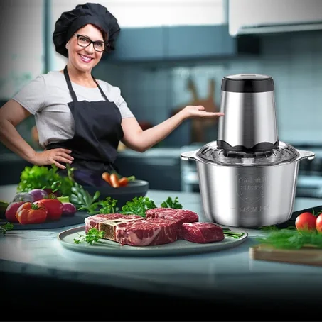 Multifunctional electric meat grinder