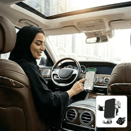 Car Bracket Aluminum Silver