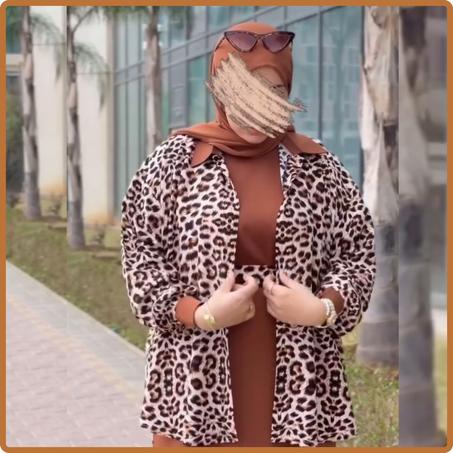 طقم ملكي بتفاصيل نمرية راقية