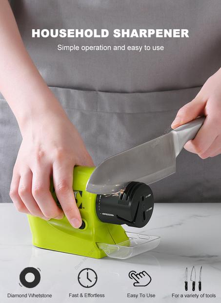 مسن سكاكين كهربائي 5 في 1 لسكاكين المطبخ والمقصات والمفكات آلترنوفيس