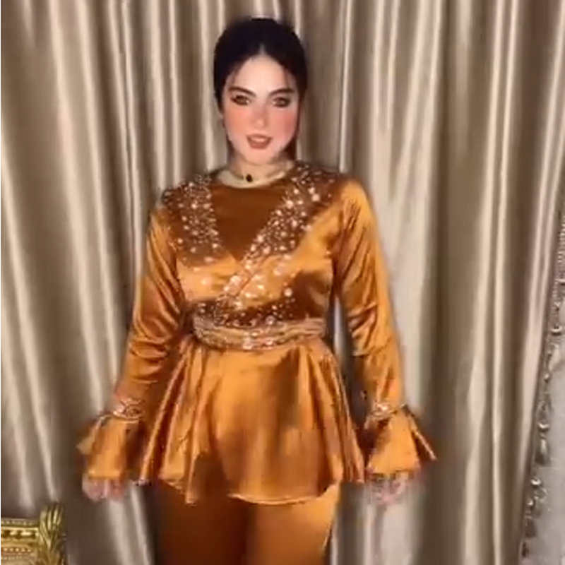 سوت ستان بتطريز هاند ميد – تصميم فاخر وأنيق