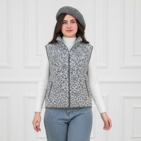 Gilet Polaire Floral
