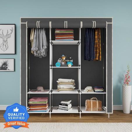خزانة الملابس القابلة للطي 3أبواب  3 DOOR PORTABLE FOLDING WARDROBE