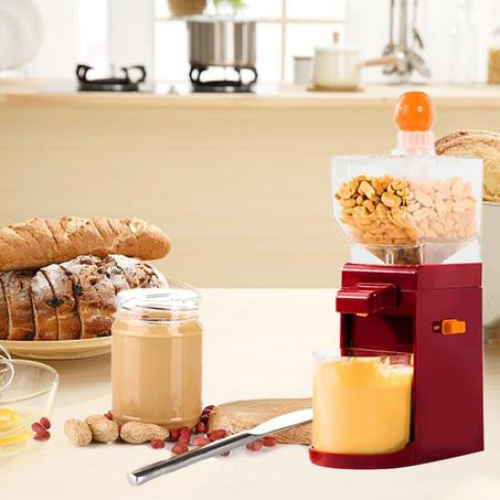 آلة صنع زبدة الفول السوداني بحجم صغير وقوة 150 واط  Peanut Butter Maker 150 wat