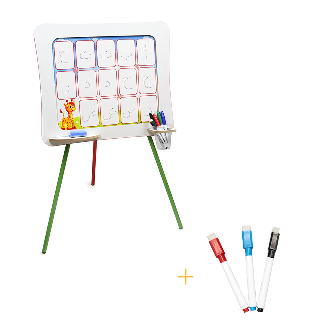 سبورة للأطفال متعددة الألواح 4 في 1