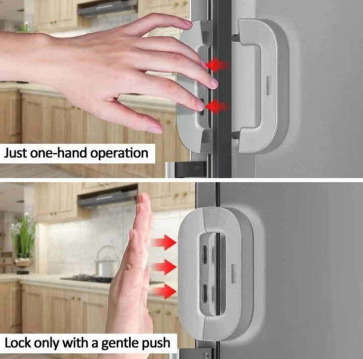 قفل الثلاجة اللاصق