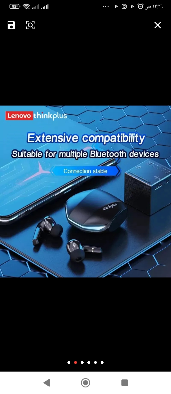 سماعات بلوثوث لا سلكي Lenovo M2 pro