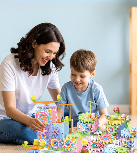 لعبة مكعبات البناء للتعليم المبكر