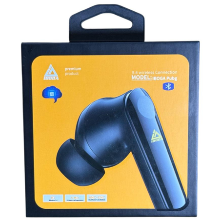 airpods iboga PUBG – Écouteurs Bluetooth 5.4, ANC/ENC, 48h Autonomie